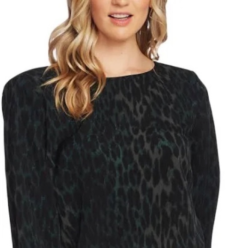 Vince Camuto Leopard Print Blouse